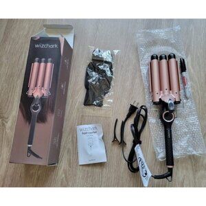 New 1 Inch Triple Barrels Waver, 25mm 3 Barrel Curling Iron Wand, Ceramic